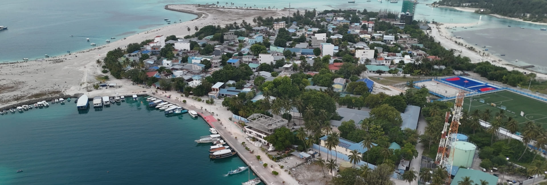 Guraidhoo vista drone con Jordi Atienza - Viajes GoPro